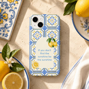 14 De Case-Mate Funda para iPhone con patrón mediterráneo azul y a