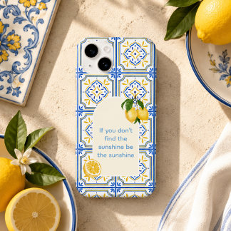 14 De Case-Mate Funda para iPhone con patrón mediterráneo azul y a