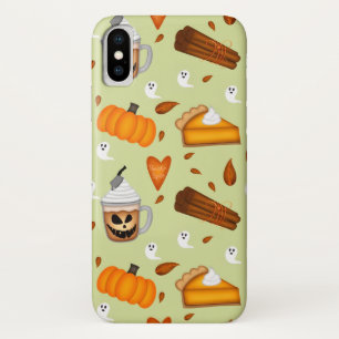 X Funda para iPhone con sabor a calabaza