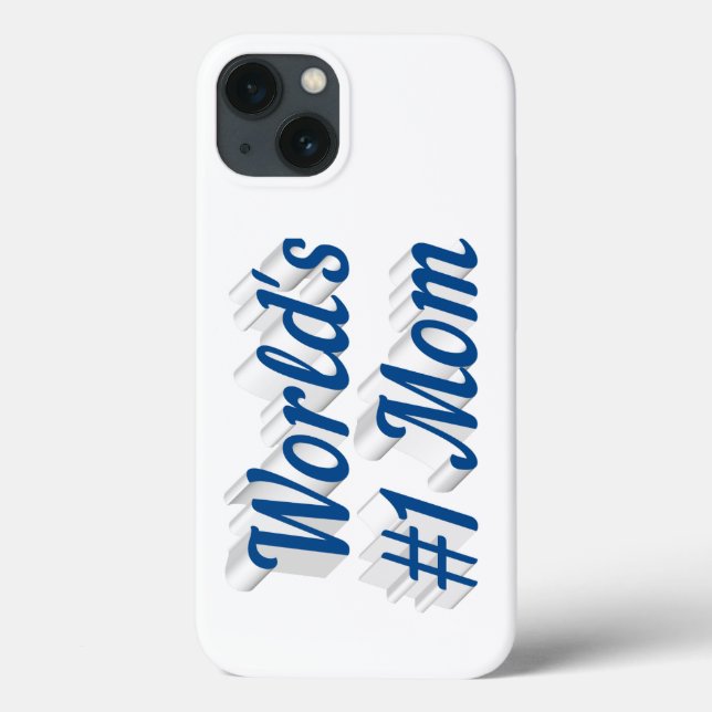 Funda De Case-Mate Para iPhone Funda para iPhone con texto azul marino (Reverso)