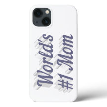 Funda para iPhone con texto gris del Día de las Ma