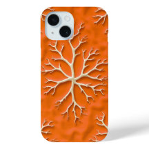 Funda para iPhone con textura de naranja y patrón 