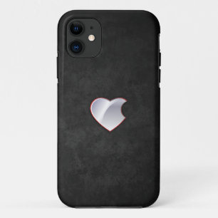 funda para iphone corazón de manzana