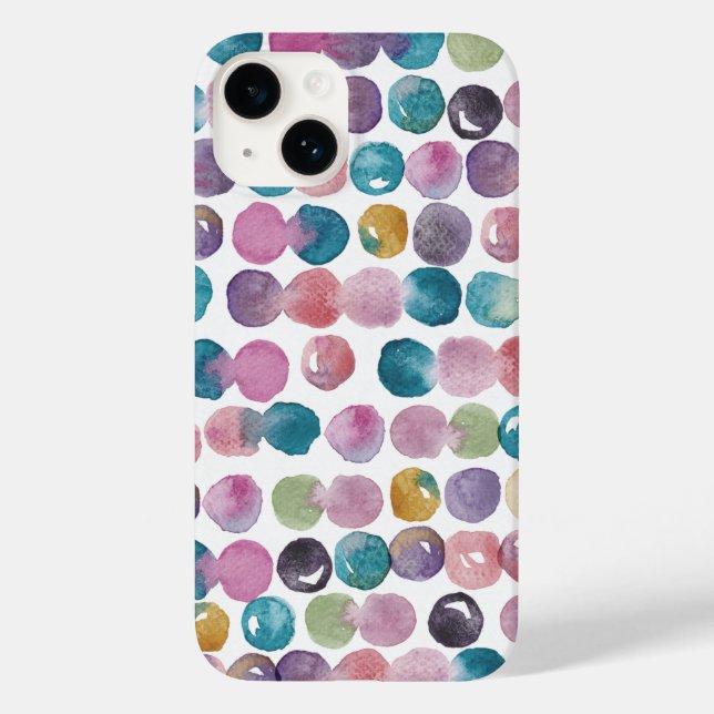 Funda De Case-Mate Para iPhone Funda para iPhone de Acuarela Tranquila – Diseño A (Reverso )