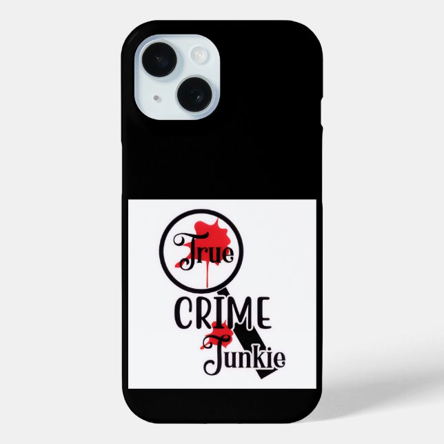 Funda De Case-Mate Para iPhone Funda para iPhone de adicto al crimen real (Reverso )