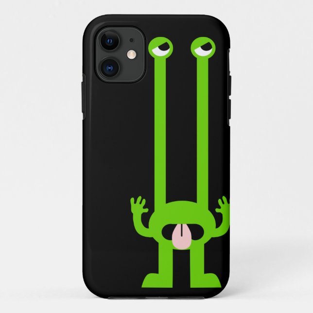 Funda De Case-Mate Para iPhone Funda para iPhone de Alien Tonto (Reverso)