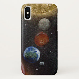 X Funda para iPhone de arte original de Sun to Mars