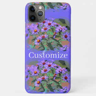 11 Pro Max funda para iphone de asteres púrpura