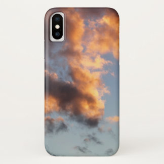 X Funda para iPhone de Atardecer Nublado