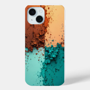 15 Funda para iPhone de bloque de color vibrante