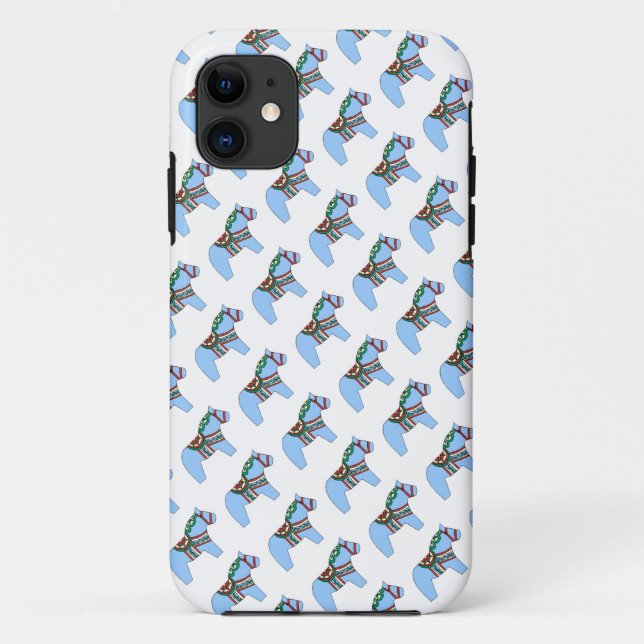 Funda De Case-Mate Para iPhone Funda para iPhone de Caballo Dala Azul (Reverso)
