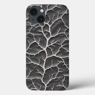 13 Funda para iPhone de color gris oscuro con textura