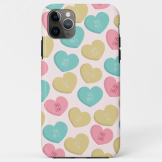 11 Pro Max funda para iphone de corazones de caramelo convers