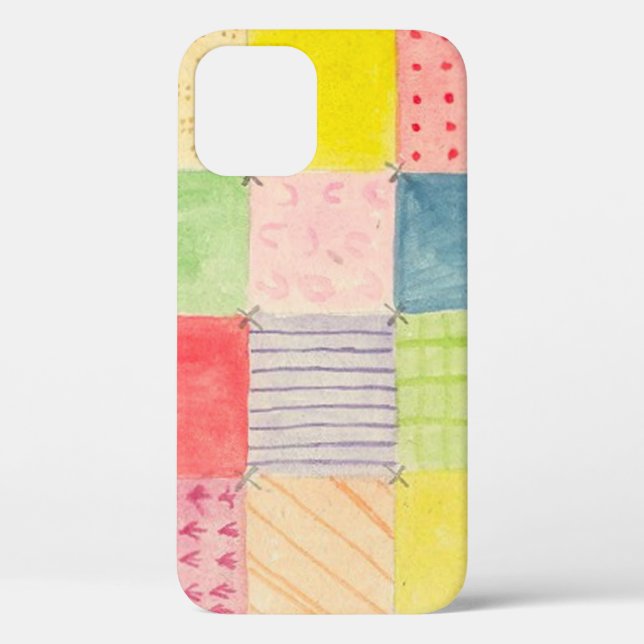 Funda De Case-Mate Para iPhone Funda para iPhone de Country Patchwork 12 (Reverso )
