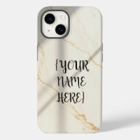 Funda para iPhone de estilo duro con monograma de 