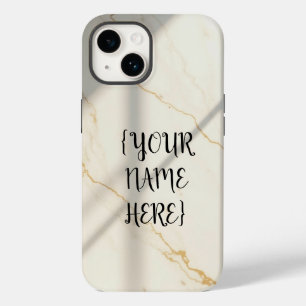 Funda Para iPhone 14 De Case-Mate Funda para iPhone de estilo duro con monograma de