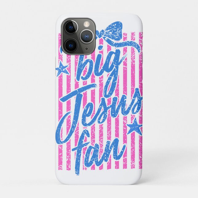 Funda De Case-Mate Para iPhone Funda para iPhone de gran fan de Jesús (Reverso)