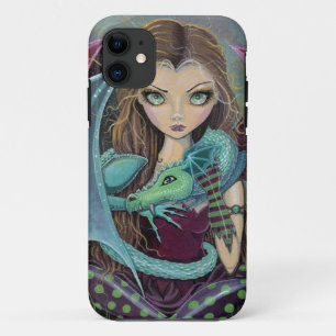 11 Funda para iPhone de Hada Gótica y Dragón Adorable