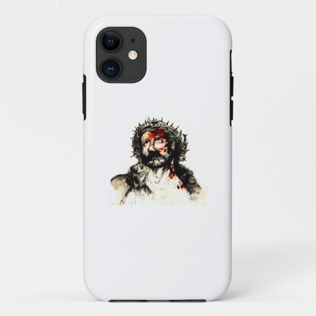 Funda De Case-Mate Para iPhone funda para iphone de jesus sufriendo (Reverso)