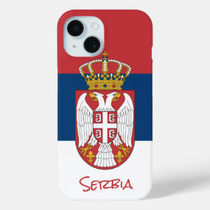 15 Funda para iPhone de la bandera de Serbia, moda Se