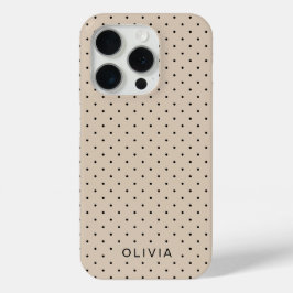 15 Pro Funda para iPhone de lunares lindos