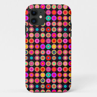 11 Funda para iPhone de Mandalas Fractales Coloridas