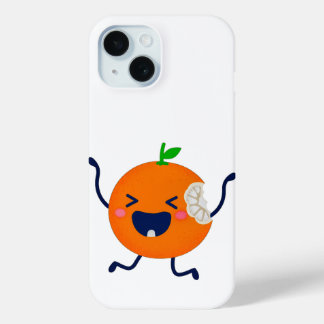 15 Funda para iPhone de Naranja Bailando Feliz - Kawa