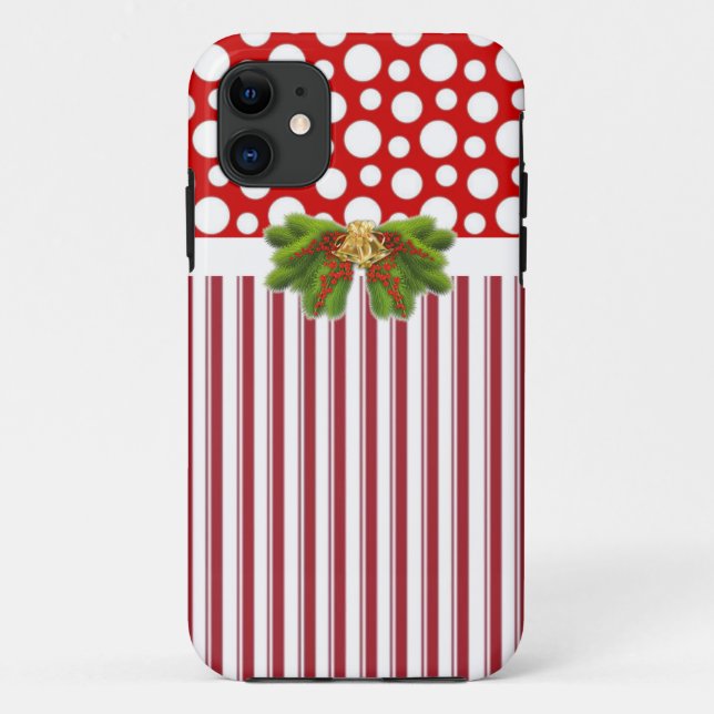 Funda De Case-Mate Para iPhone Funda para iPhone de Navidad moderna y descarada (Reverso)