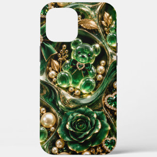 Funda para iphone de ositos de gominola esmeralda
