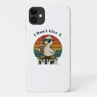 Funda para iPhone de Pato Adorable – Diseño de Pat