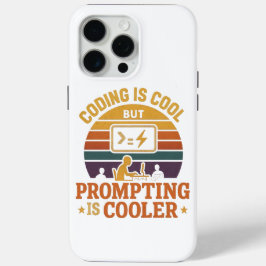 15 Pro Max Funda para iPhone de Prompting Beats Coding | Humo