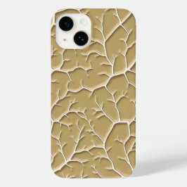 Funda Para iPhone 14 De Case-Mate Funda para iPhone de rama caqui texturizada para e