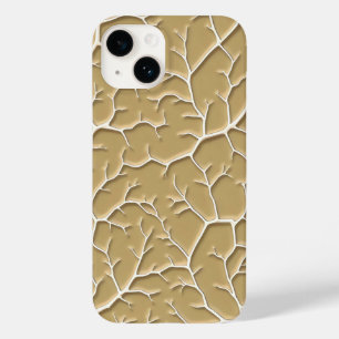 Funda Para iPhone 14 De Case-Mate Funda para iPhone de rama caqui texturizada para e