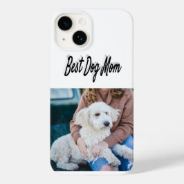 Funda Para iPhone 14 De Case-Mate Funda para iPhone de texto negro con foto de mamá 