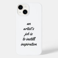 Funda para iPhone de trabajo de un artista