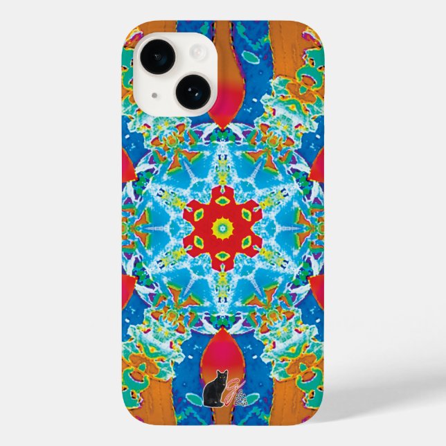 Funda De Case-Mate Para iPhone Funda para iPhone Diatome Kaleidoscope (Reverso )