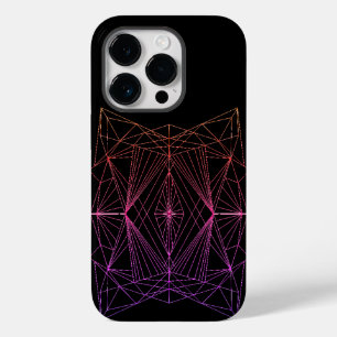 14 Pro De Case-Mate Funda para iPhone duradera con geométricos cristal