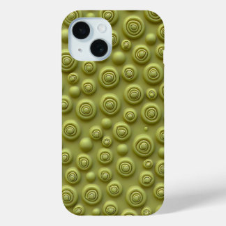 15 Funda para iPhone espiral verde oliva estilo mate