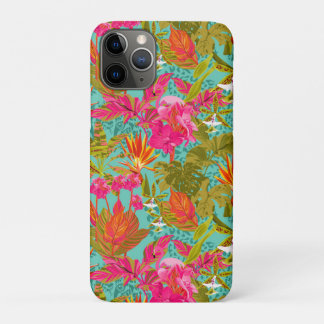11 Pro Funda para iphone Floral Tropical de Invernadero M