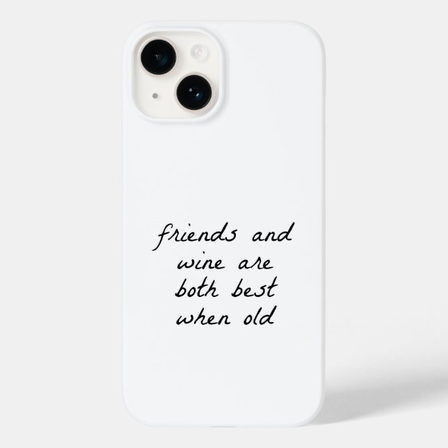Funda De Case-Mate Para iPhone Funda para iPhone Friends And Wine (Reverso )