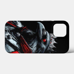 13 Mini Funda para iPhone gráfica del rey cuervo gótico -