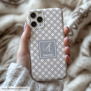 15 Pro Max Funda para iPhone Gris Coral Personalizada Estilo