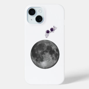 15 Funda para iPhone / iPad Astronauta y Luna Espacio