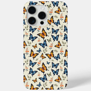 iPhone 15 Pro Max Funda para iPhone/iPad con patrón de mariposa cola