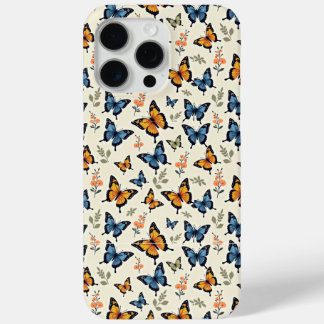 iPhone 15 Pro Max Funda para iPhone/iPad con patrón de mariposa cola
