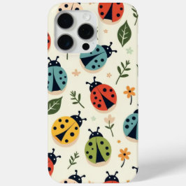 iPhone 15 Pro Max Funda para iPhone/iPad con patrón de mariquita col