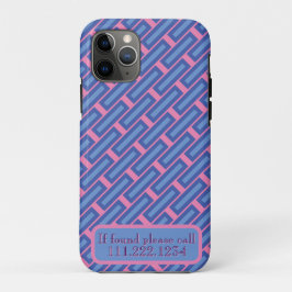 11 Pro Funda para iPhone / iPad "Crossweave"