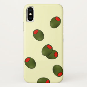 X Funda para iPhone / iPad de aceitunas Martini