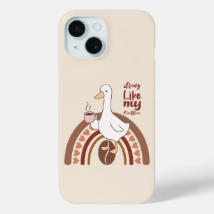 15 Funda para iPhone / iPad de café fuerte