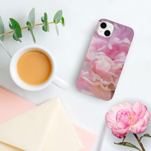 12 Pro Funda para iPhone / iPad de flores de peonía rosad